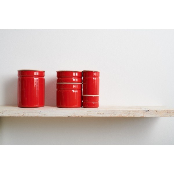 RIESS - Кухонний контейнер з дерев'яною кришкою 0.2 л Свіжі помідори