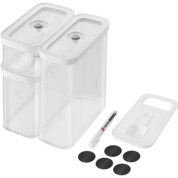 Набір пластикових контейнерів ZWILLING FRESH & SAVE CUBE, розмір M, сірий