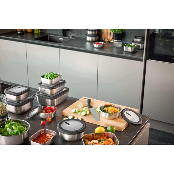 Круглий сталевий контейнер GEFU PROVIDO 2 л