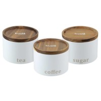 Набір кухонних контейнерів HUSLA білий 73948