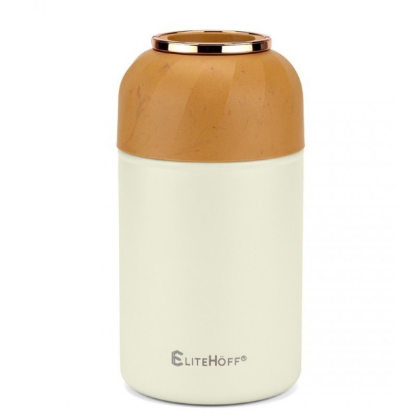 Термос для вечері об'ємом 1050 мл з мискою та складною ложкою E-8248