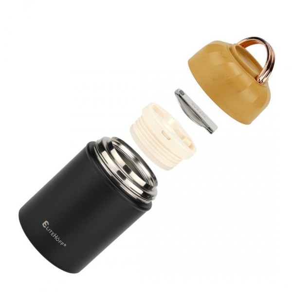 Термос для вечері 500 мл з мискою та складною ложкою E-8249