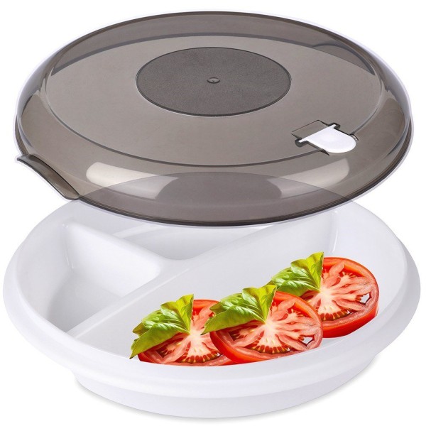 Pojemnik do mikrofalówki dzielony EH EXCELLENT HOUSEWARE 229123 (25 cm)