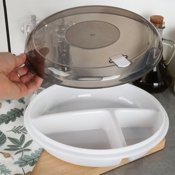 Pojemnik do mikrofalówki dzielony EH EXCELLENT HOUSEWARE 229123 (25 cm)