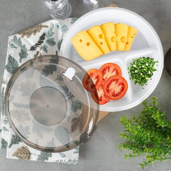 Pojemnik do mikrofalówki dzielony EH EXCELLENT HOUSEWARE 229123 (25 cm)