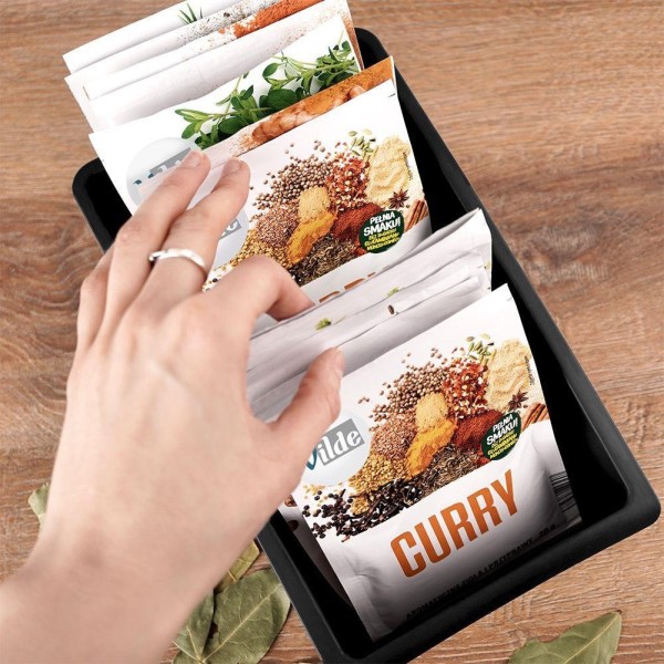 ОРГАНІЗАТОР ДЛЯ СПЕЦІЙ У ПАКЕТАХ ЧОРНИЙ 229047-C