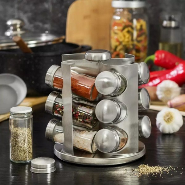 Stojak na przyprawy Kinghoff KH-4005 (12 pojemników)