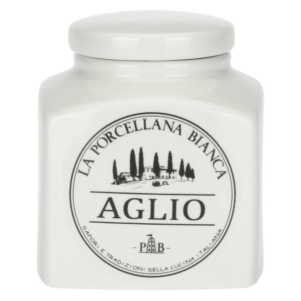 Pojemnik na czosnek La Porcellana Bianca CONSERVA (500 ml)