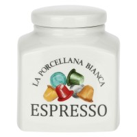 Pojemnik na kapsułki do espresso La Porcellana Bianca CONSERVA (1,8 l)