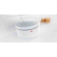 Pojemnik na pieczywo Wesco Classic Line (okrągły, biały mat)