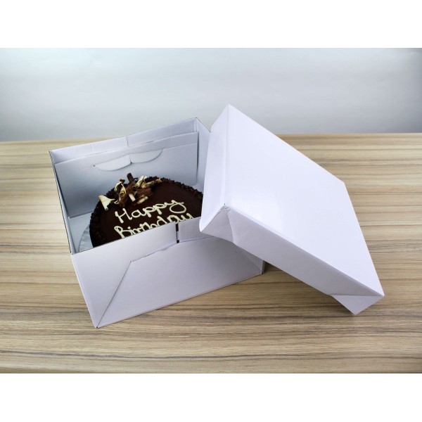 Pudełko na ciasto PME 203 x 203 x 152 mm (biały)