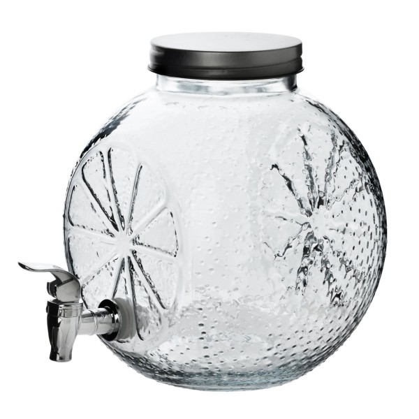 СУЧАСНА КУХНЯ Скляна банка з краном 5 л