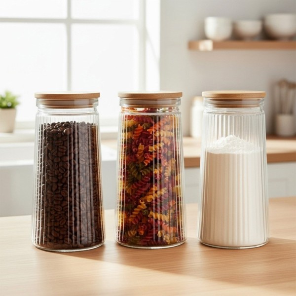 Szklany pojemnik kuchenny VILDE 229246 (1,4 l)