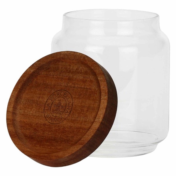 LA PORCELLANA BIANCA LIBECCIO Скляна банка 400 мл