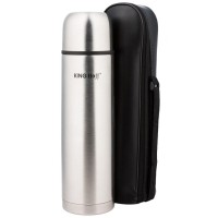 СТАЛЕВИЙ ТЕРМОС З КРИШКОЮ 0,5 Л KiNGHOFF KH-4052