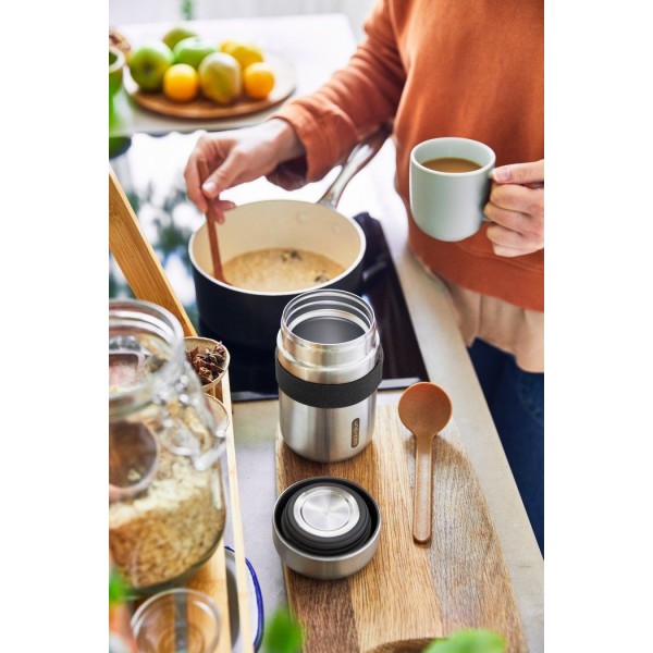 Termos obiadowy BLACK+BLUM BB-Termos (stalowy, czarny)