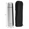 СТАЛЕВИЙ ТЕРМОС З КРИШКОЮ 0,75 Л KiNGHOFF KH-4053