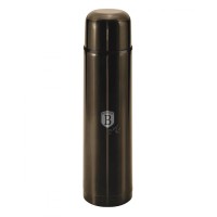 СТАЛЕВИЙ ТЕРМОС 0.75 Л BERLINGER HAUS METALLIC LINE БЛИСКУЧИЙ ЧОРНИЙ BH-6818