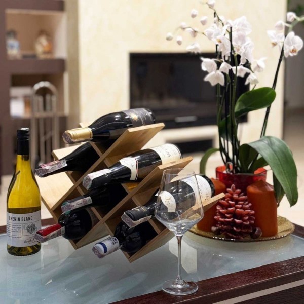 БАМБУКОВА ВИННА ПІЛКА НА 8 ПЛЯШОК 3804