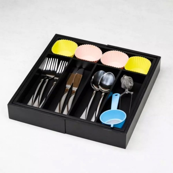 Wkład bambusowy do szuflady Kinghoff KH-1745 (czarny)