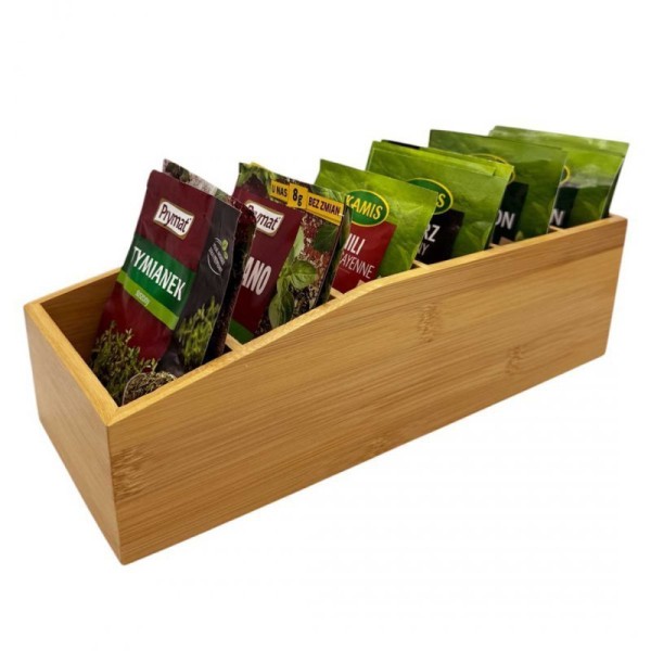 ОРГАНІЗАТОР ДЛЯ СПЕЦІЙ З БАМБУКА 3807