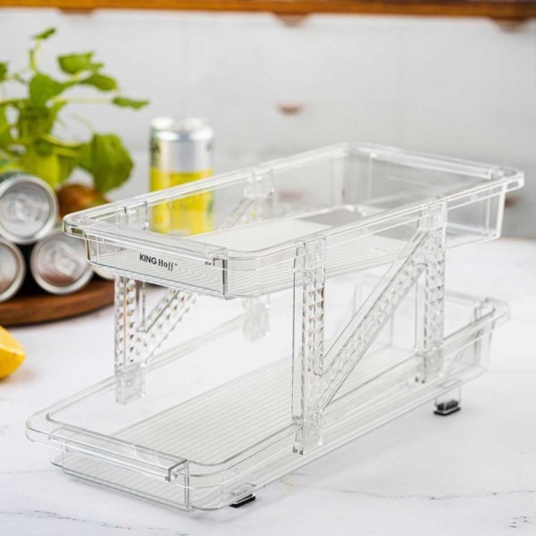 Regulowany organizer grawitacyjny na puszki Kinghoff KH-1944 (regulowany)