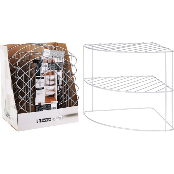 Półka narożna STORAGE SOLUTIONS 23x23x21cm (23×23×21 cm)