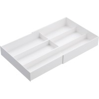 Organizer do szuflady Yamazaki regulowany (biały)