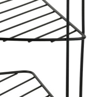 СУЧАСНА КУХНЯ Кутова полиця металева 22,5x22,5xh21,5 см