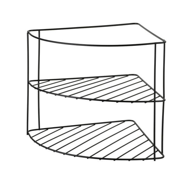 Półka narożna do przechowywania Allesken MODERN KITCHEN (metal, 22,5×22,5×21,5 cm)