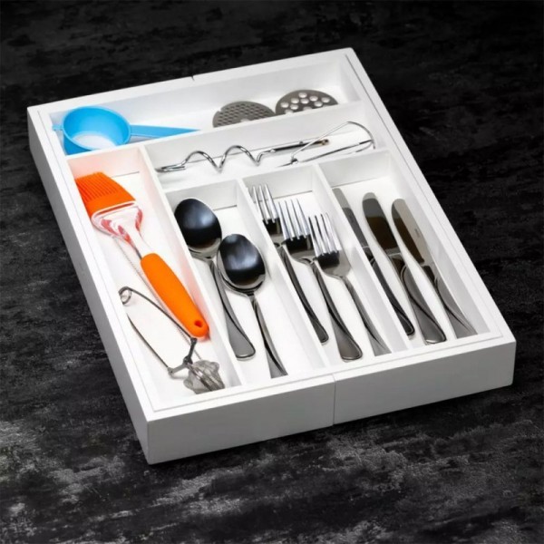 Wkład bambusowy do szuflady Kinghoff KH-1748 (biały)