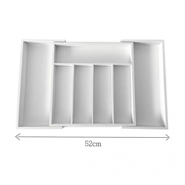 Wkład bambusowy do szuflady Kinghoff KH-1746 (biały)