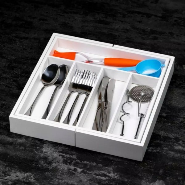 Wkład bambusowy do szuflady Kinghoff KH-1746 (biały)