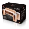 Chlebak z zestawem pojemników Berlinger haus BH-6730 (rose gold)