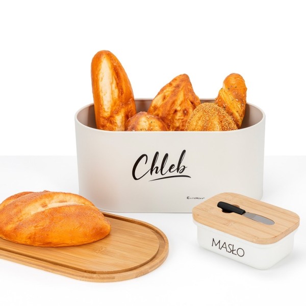 Хлібниця з набором контейнерів та маслянкою E-6080