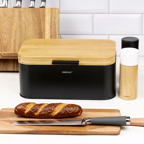 Chlebak Kinghoff KH-1735 (pokrywa bambusowa)