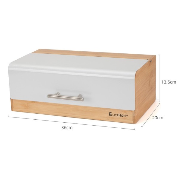 Chlebak bambusowy ELITEHOFF E-6068 (biały)