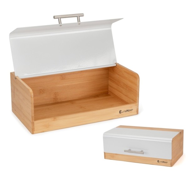 Chlebak bambusowy ELITEHOFF E-6068 (biały)