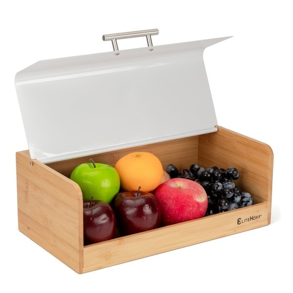 Chlebak bambusowy ELITEHOFF E-6068 (biały)