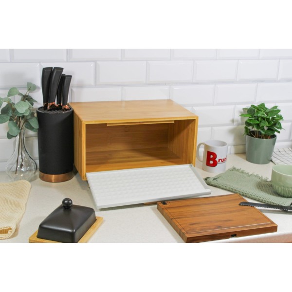 Chlebak bambusowy Brunbeste BB-4251 (biały)