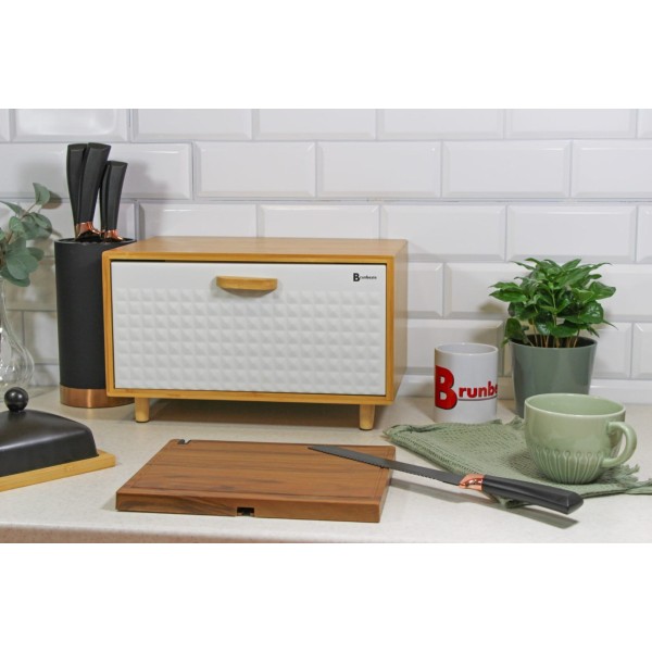 Chlebak bambusowy Brunbeste BB-4251 (biały)