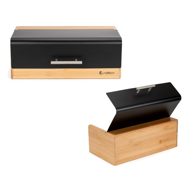 Chlebak bambusowy ELITEHOFF E-6067 (czarny)