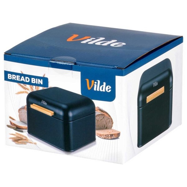 Chlebak VILDE 229307 (stalowy, czarny)