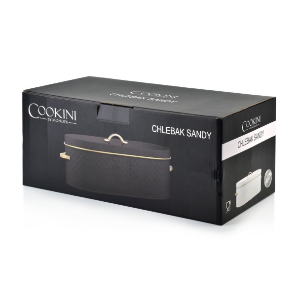 Хлібниця SANDY BLACK 34x18xH13 см COOKINI