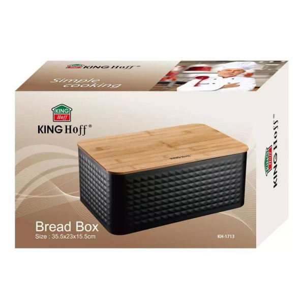 Chlebak Kinghoff KH-1713 (stalowy z deską)