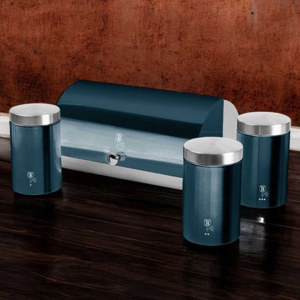 Хлібниця з набором контейнерів BERLINGER HAUS BH-6734 AQUAMARINE