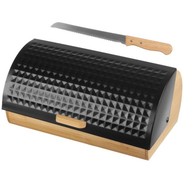 Chlebak drewniany Brunbeste BB-2773 (z pokrywą metalową)