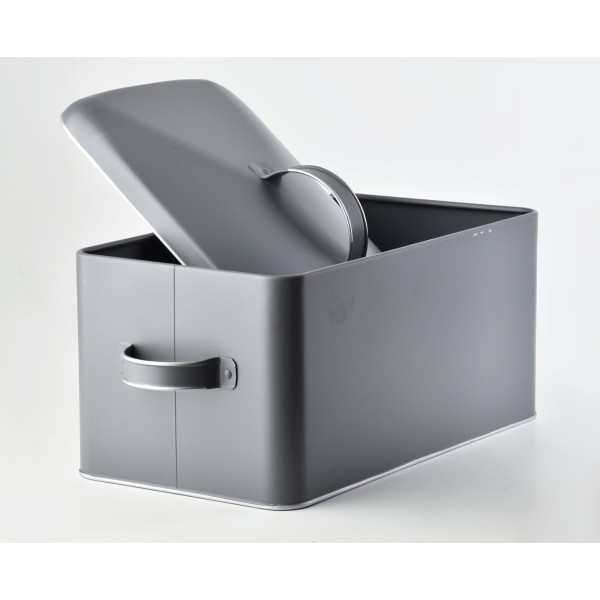 Хлібниця SANDY ВІНТАЖ 39x18xh21 см СІРА