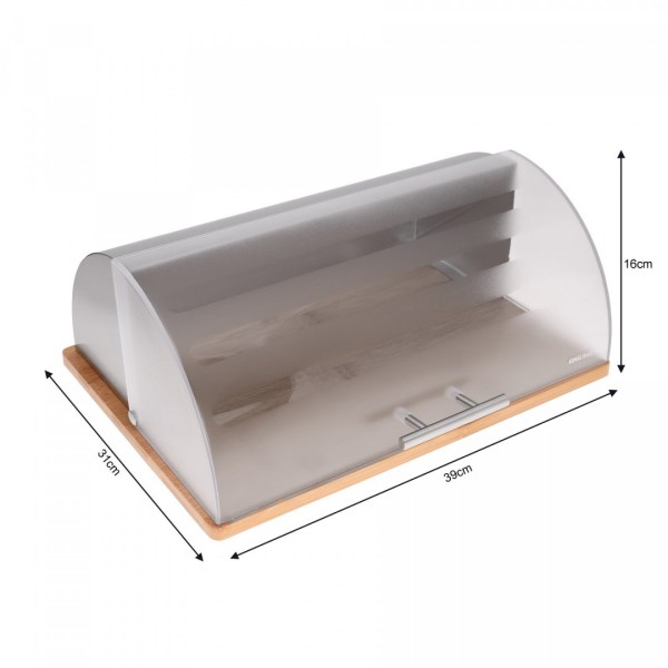 Chlebak z deską Kinghoff KH-3210 (stal-akryl)