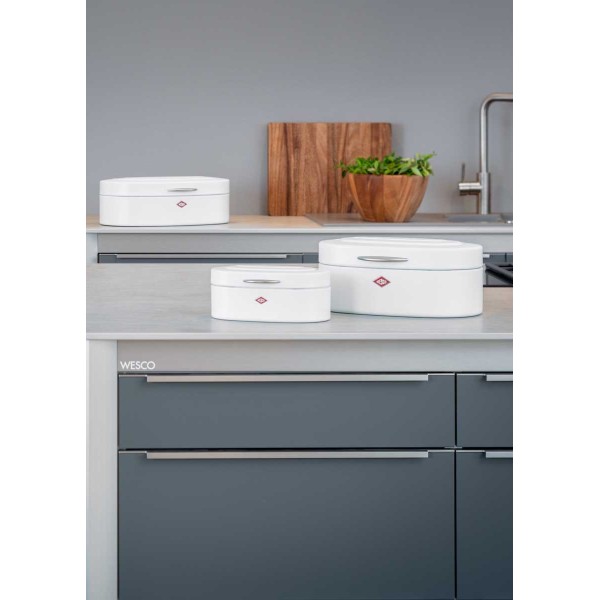 Одинарна матова біла хлібниця Elly 320 мм